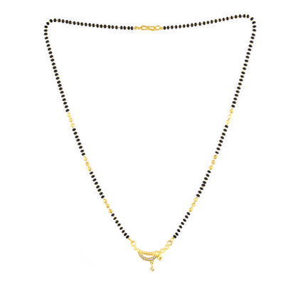 Gold Anti Tarnish AD Mangalsutra for Women