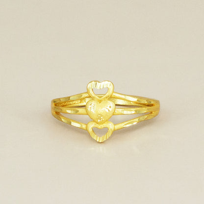 Gold Plated Anti Tarnish Finger Ring for Women