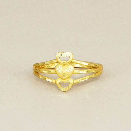 Gold Plated Anti Tarnish Finger Ring for Women