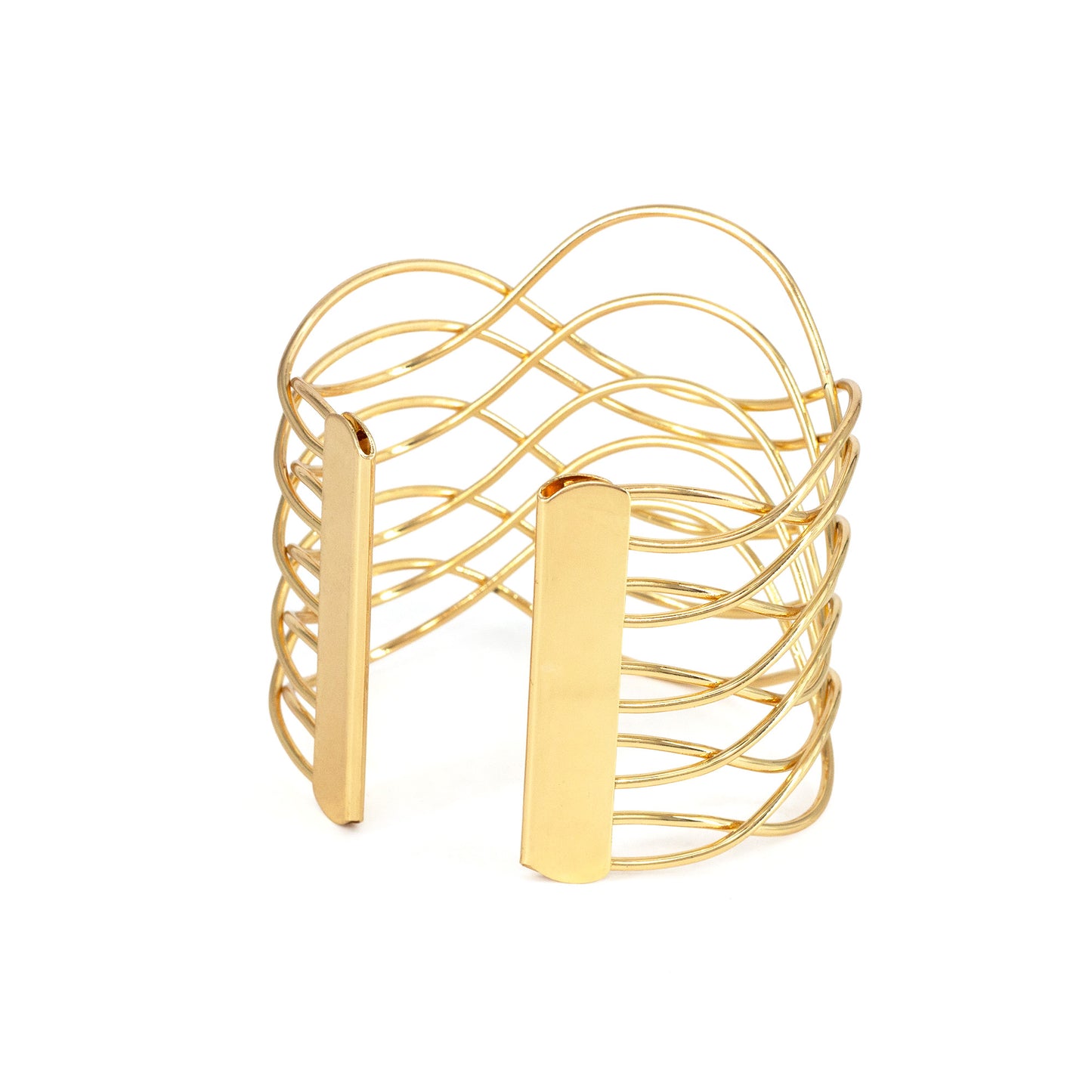 Gold Plated Designer Cuff Bracelet for Women