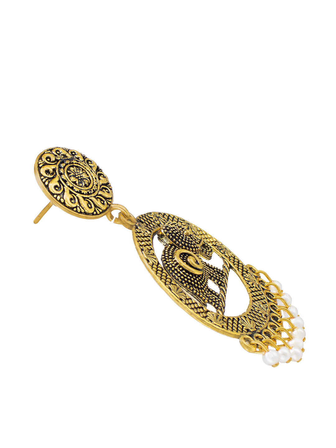 Elephant Beads Drop Earrings