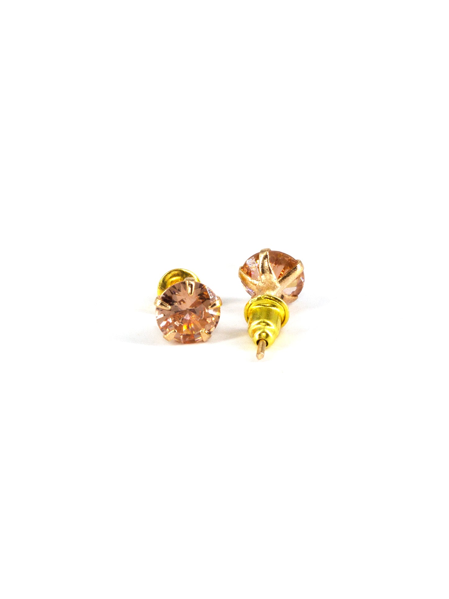 Amber AD Stud Earrings for Women