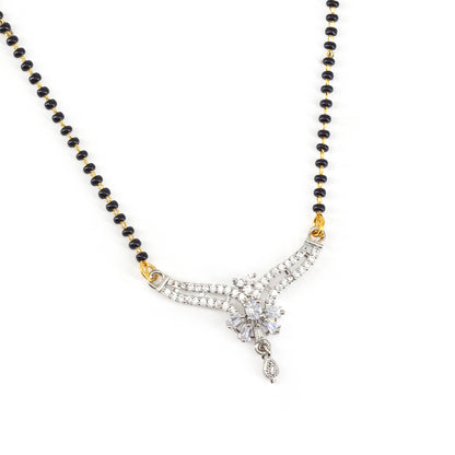 Silver Plated AD Mangalsutra for Women