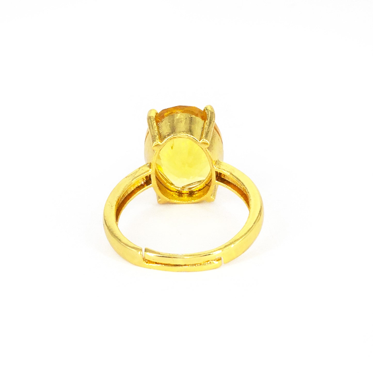 Gold Plated Yellow AD Finger Ring for Women
