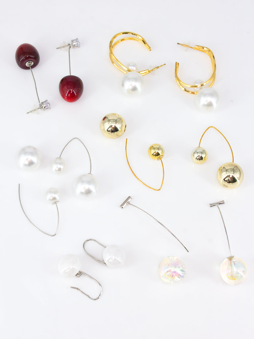 Set of 6 Drop and lightweight Earrings for women and girls