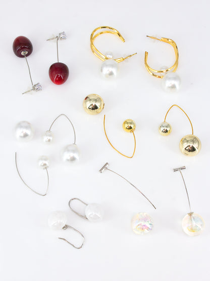 Set of 6 Drop and lightweight Earrings for women and girls