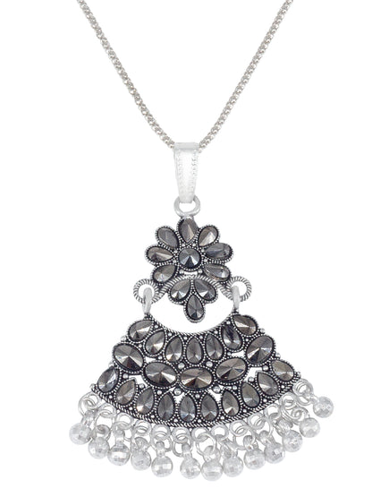 Set of 3 Oxidised Statement Long Necklaces