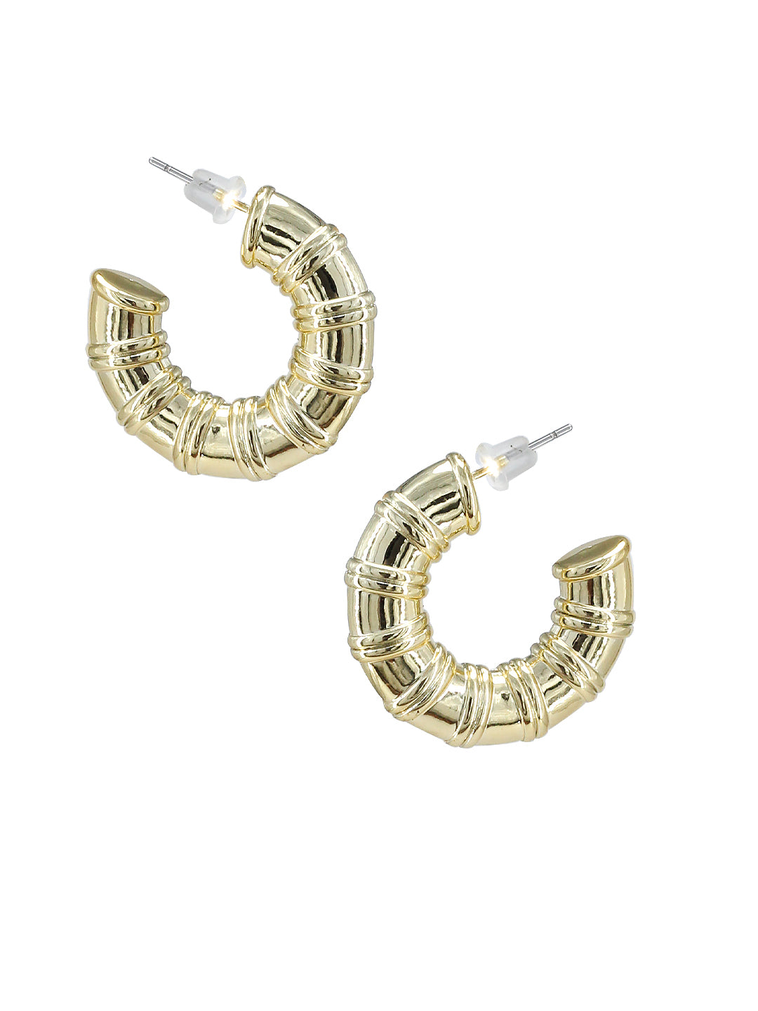 Chunky Half Hoop Earrings