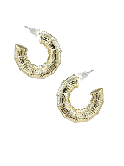 Chunky Half Hoop Earrings
