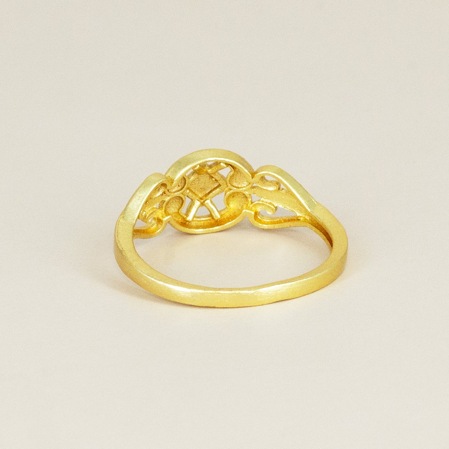 Gold Plated Anti Tarnish Finger Ring for Women