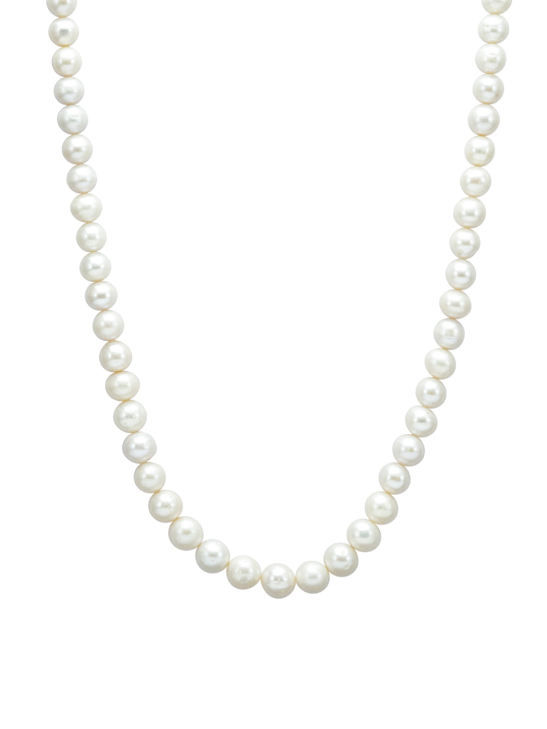 Pearl Beaded Moti Mala Necklace With Earrings