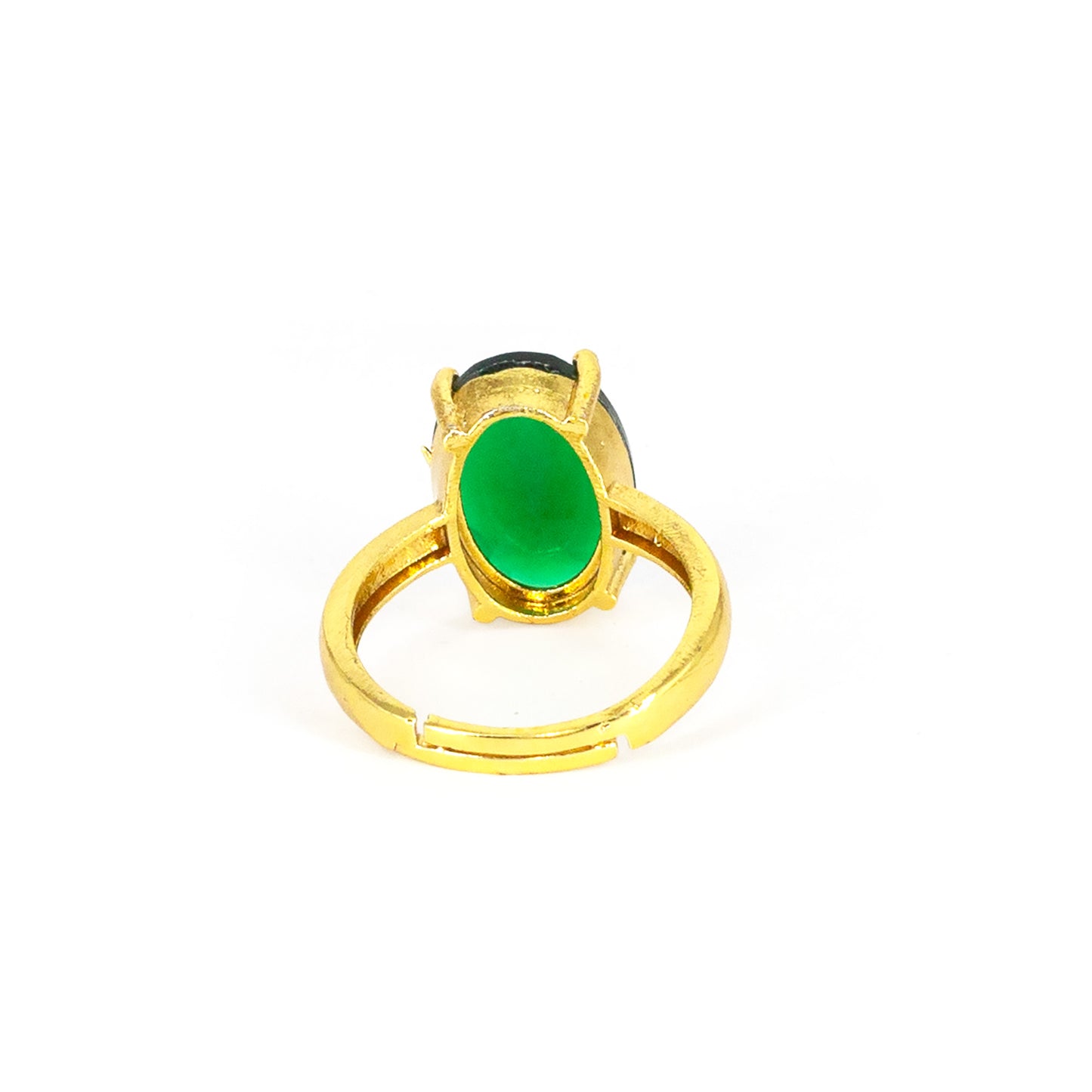 Gold Plated Green AD Finger Ring for Women