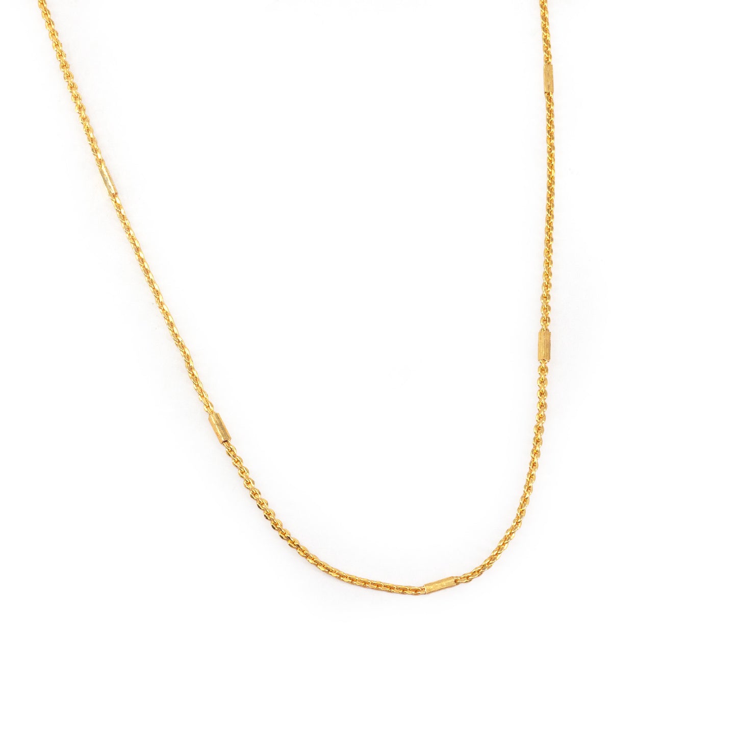 Gold Plated Minimal Chain Necklace for women