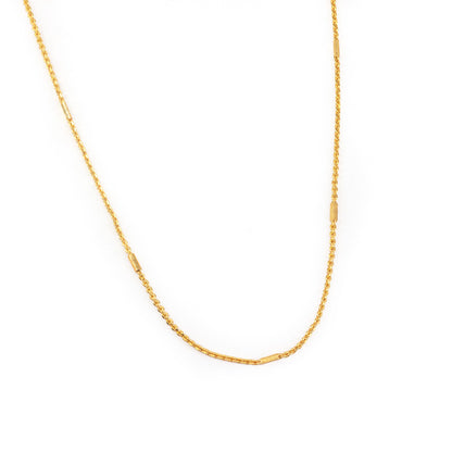 Gold Plated Minimal Chain Necklace for women