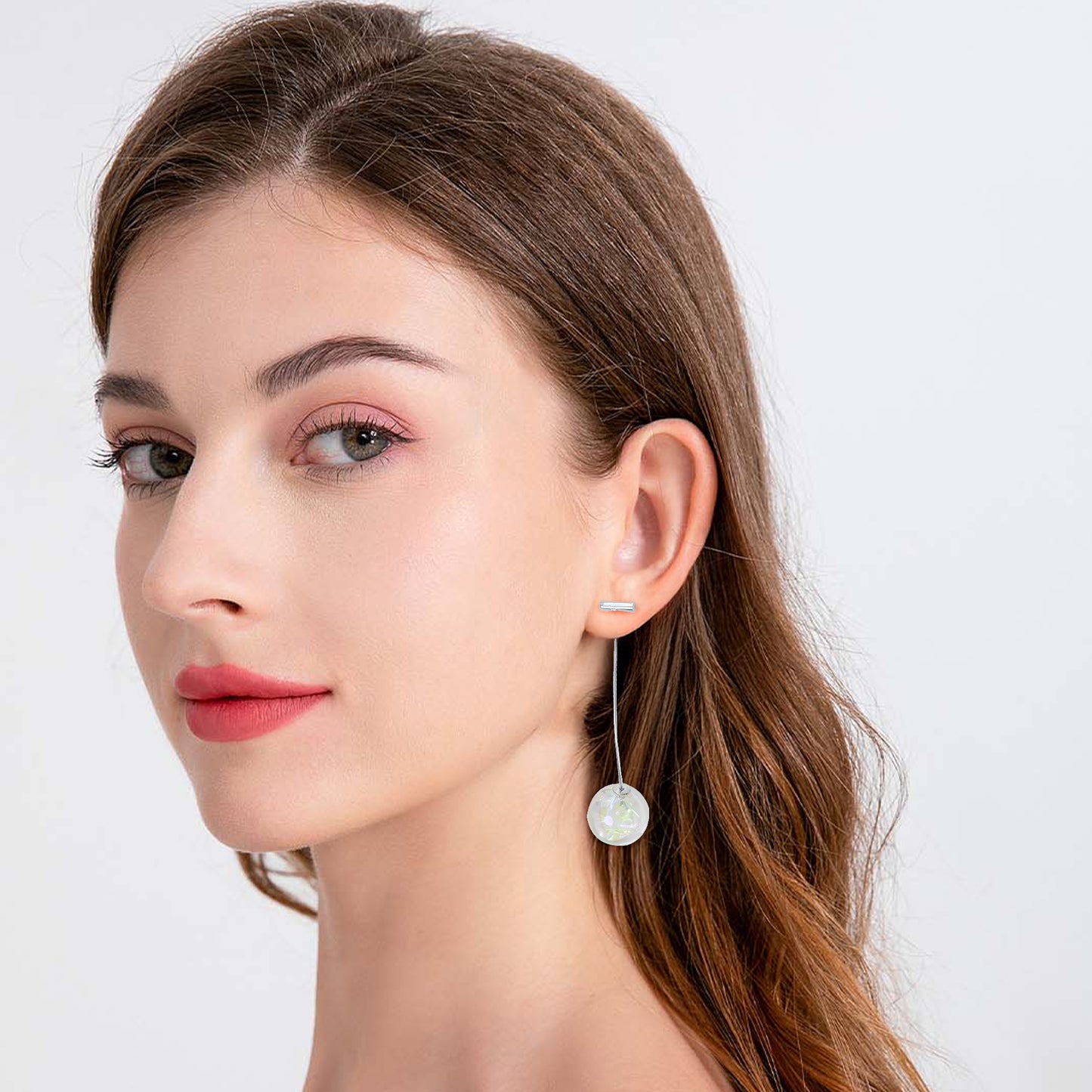 Bubble Cherry Drop Earrings