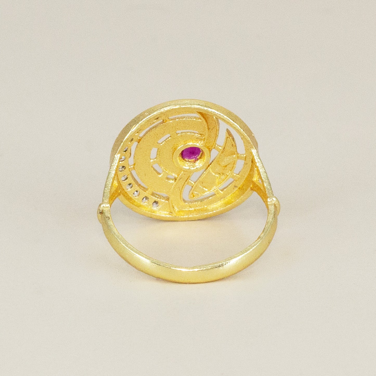 Gold Plated Anti Tarnish Finger Ring for Women
