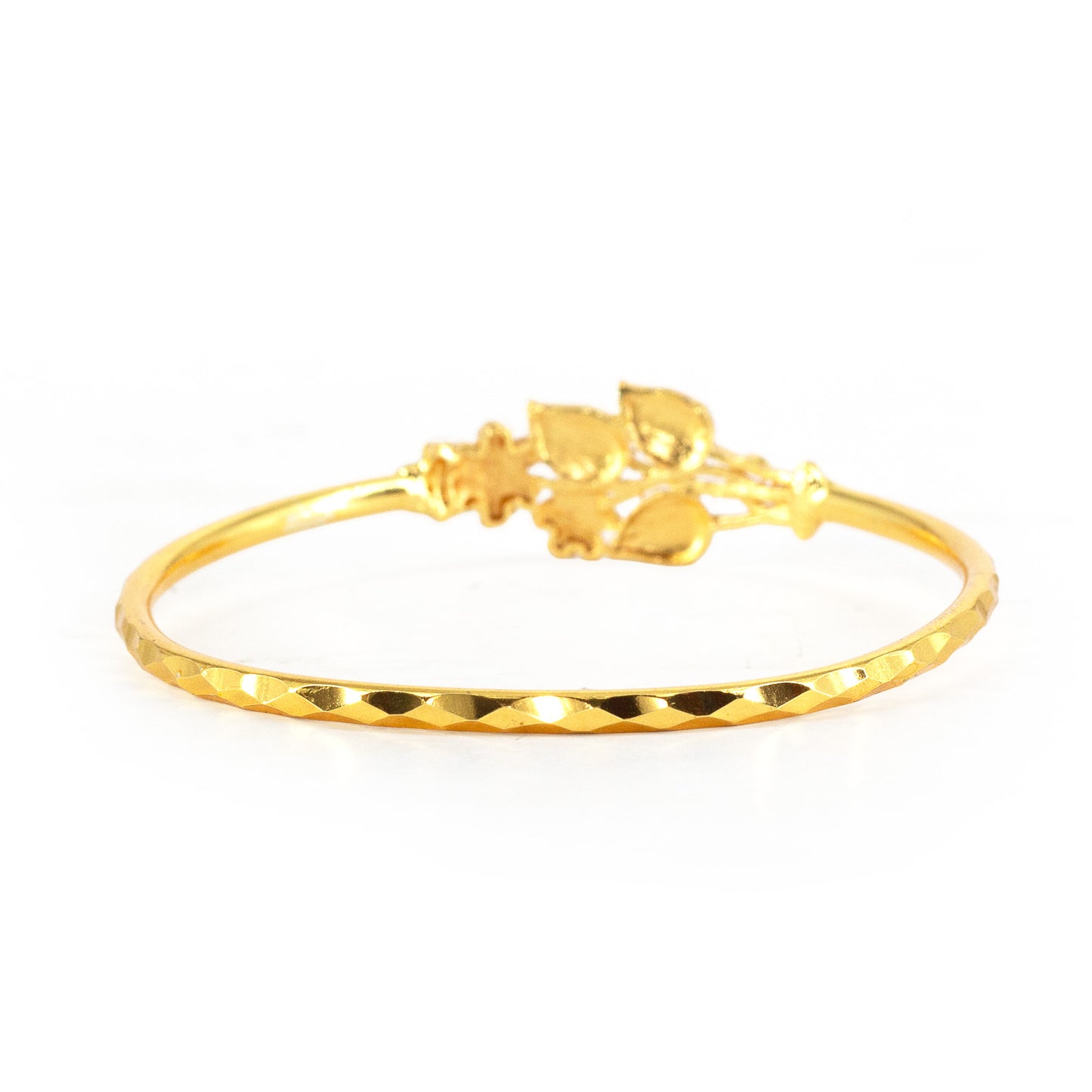 Gold Plated Temple Bangle Bracelet for Women