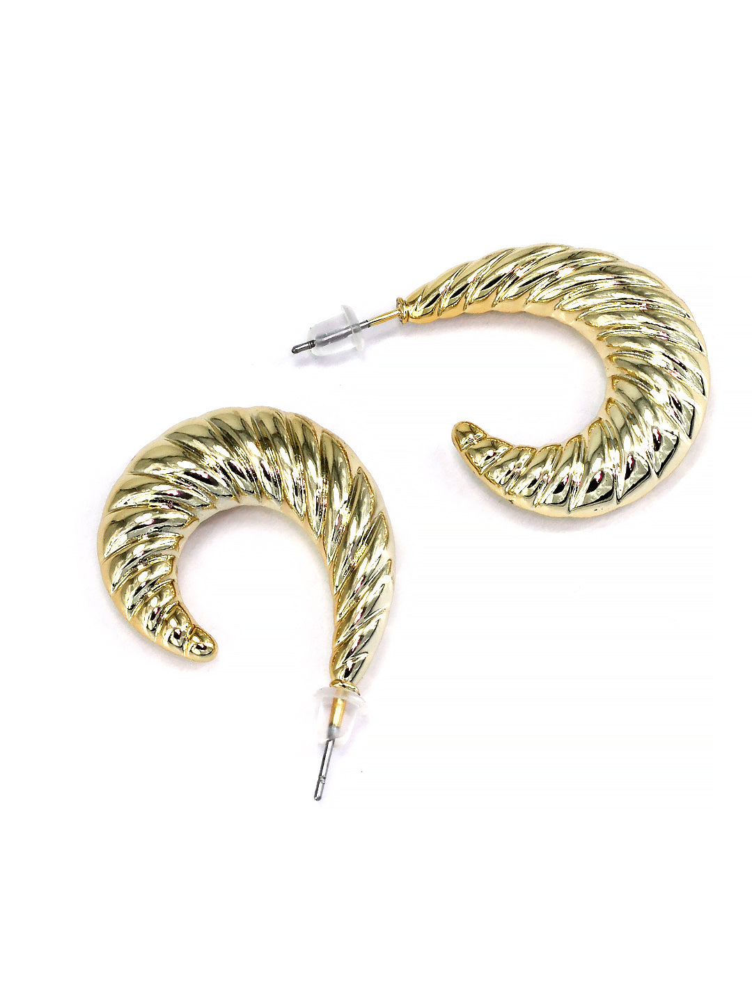 Chunky Half Hoop Earrings