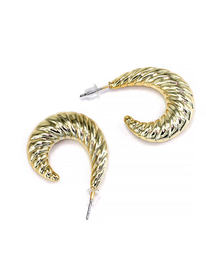 Chunky Half Hoop Earrings