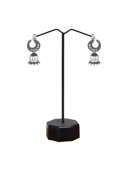 Peacock Jhumki Earrings