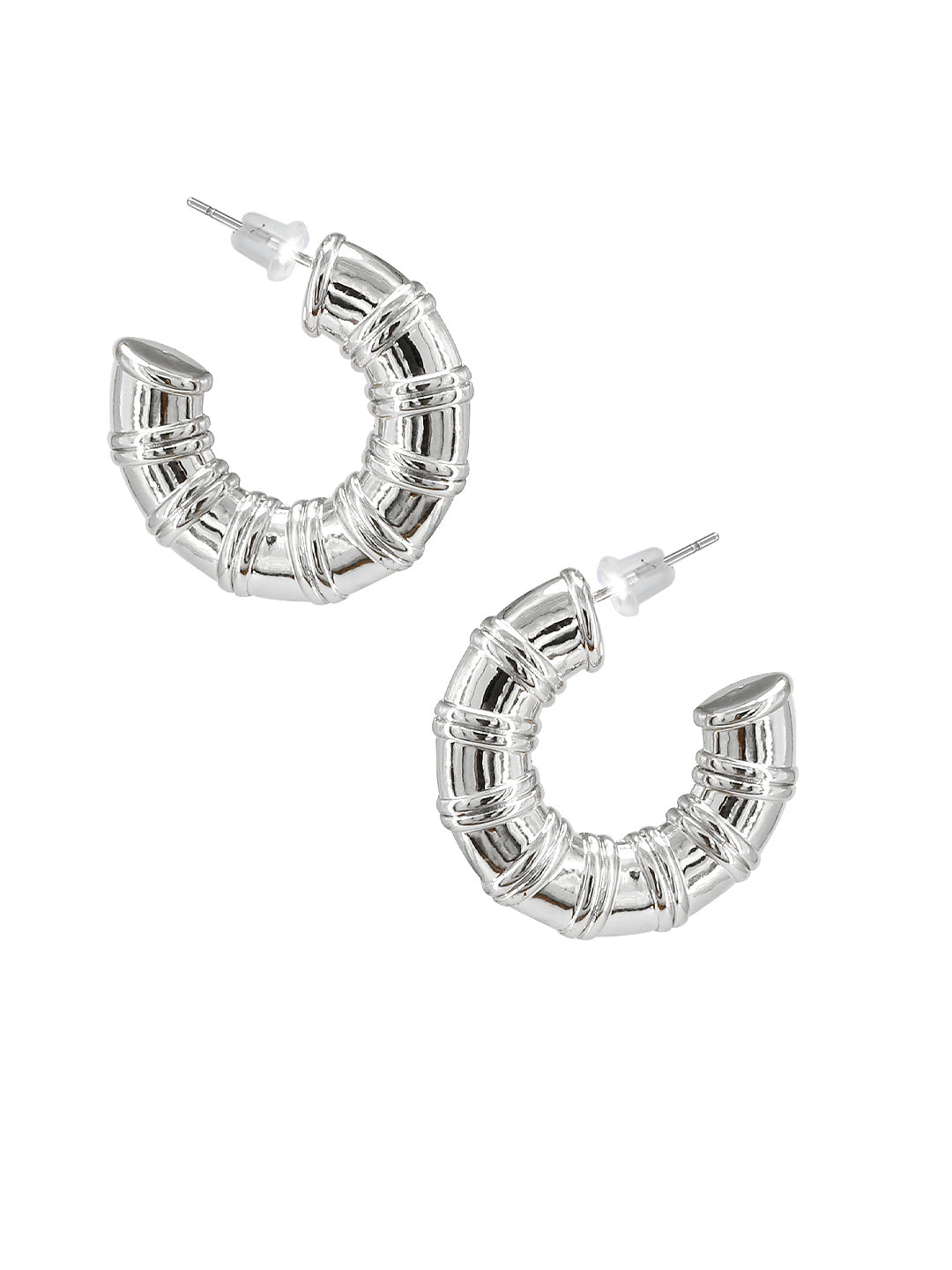 Chunky Half Hoop Earrings