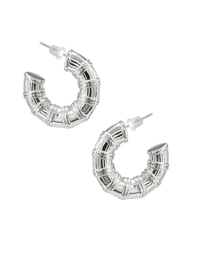 Chunky Half Hoop Earrings