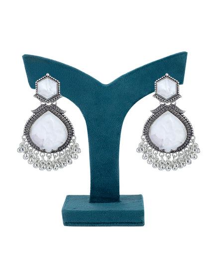 Textured Teardrop Earrings