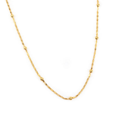 Gold Plated Minimal Chain for women