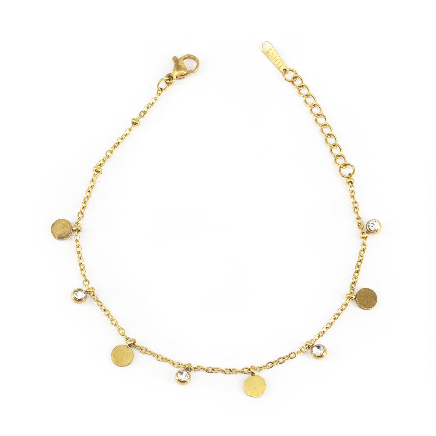 Gold Plated Chain Bracelet for Women
