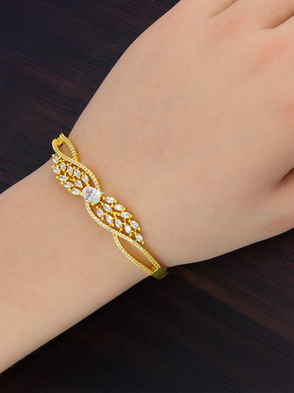 Gold Plated AD Designer Bracelet