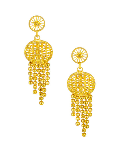 Traditional & Minimal Gold-Plated Jewellery Set for Women