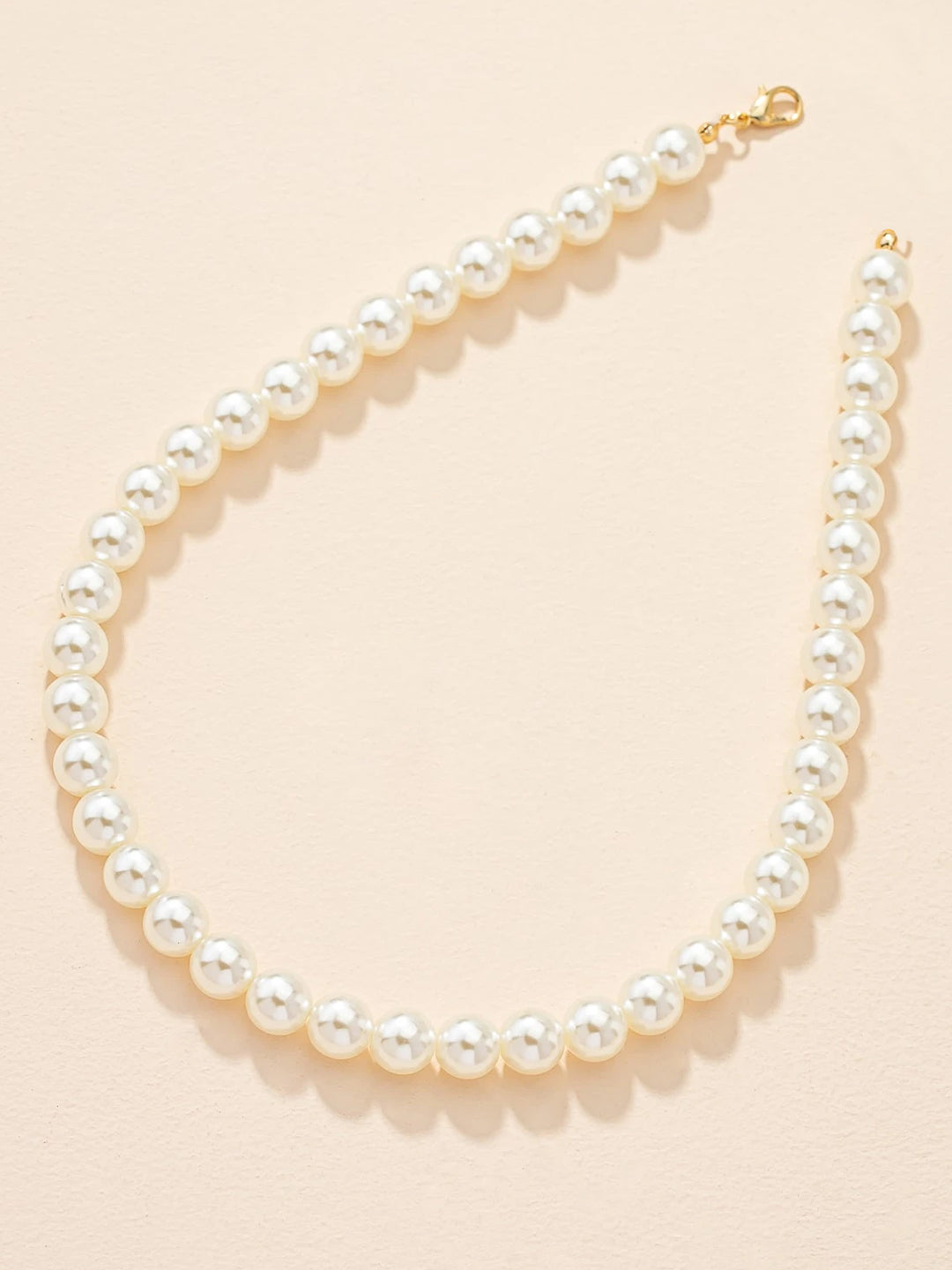 Minimal Pearl Beaded Moti Mala Necklace