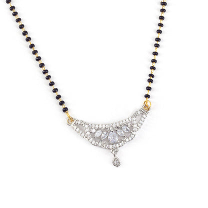 Silver Plated AD Mangalsutra for Women