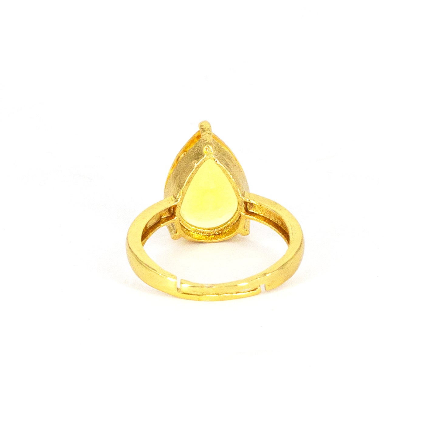 Gold Plated Yellow AD Finger Ring for Women