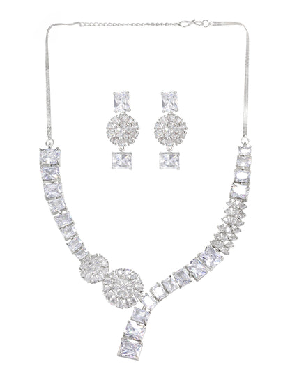 American Diamond Designer Premium Party Jewellery Set