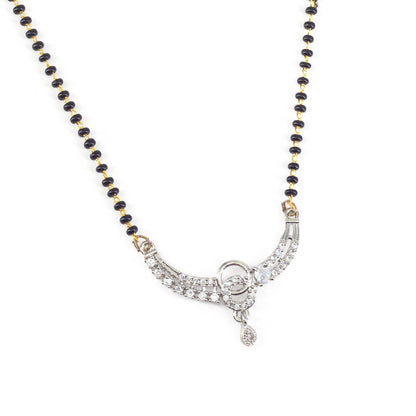 Silver Plated AD Mangalsutra for Women