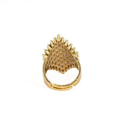 Gold Plated AD Finger Ring for Women