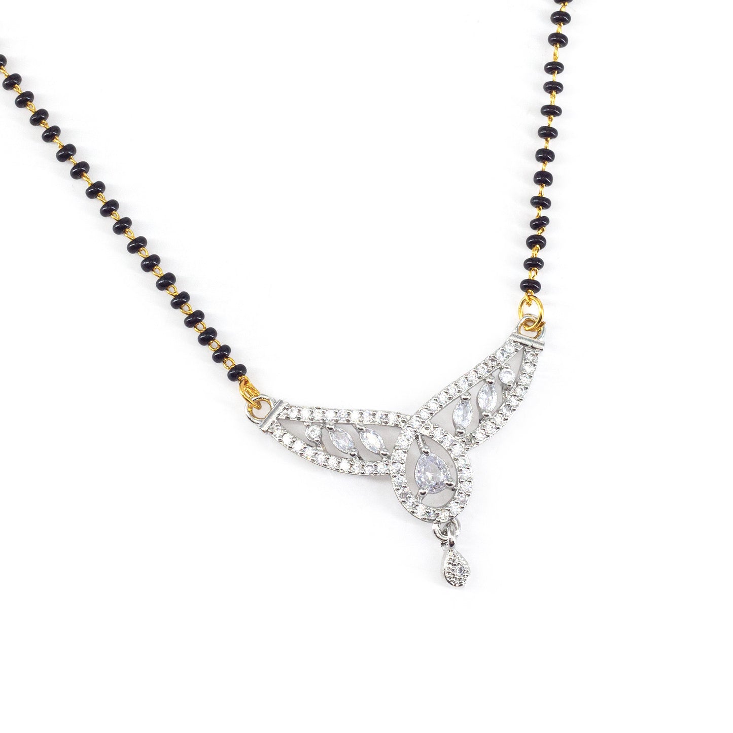 Silver Plated AD Mangalsutra for Women
