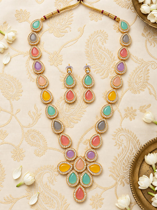 Multicolor Crystal Jewellery Set