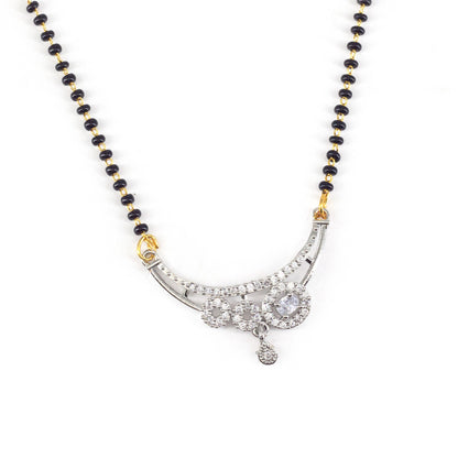 Silver Plated AD Mangalsutra for Women