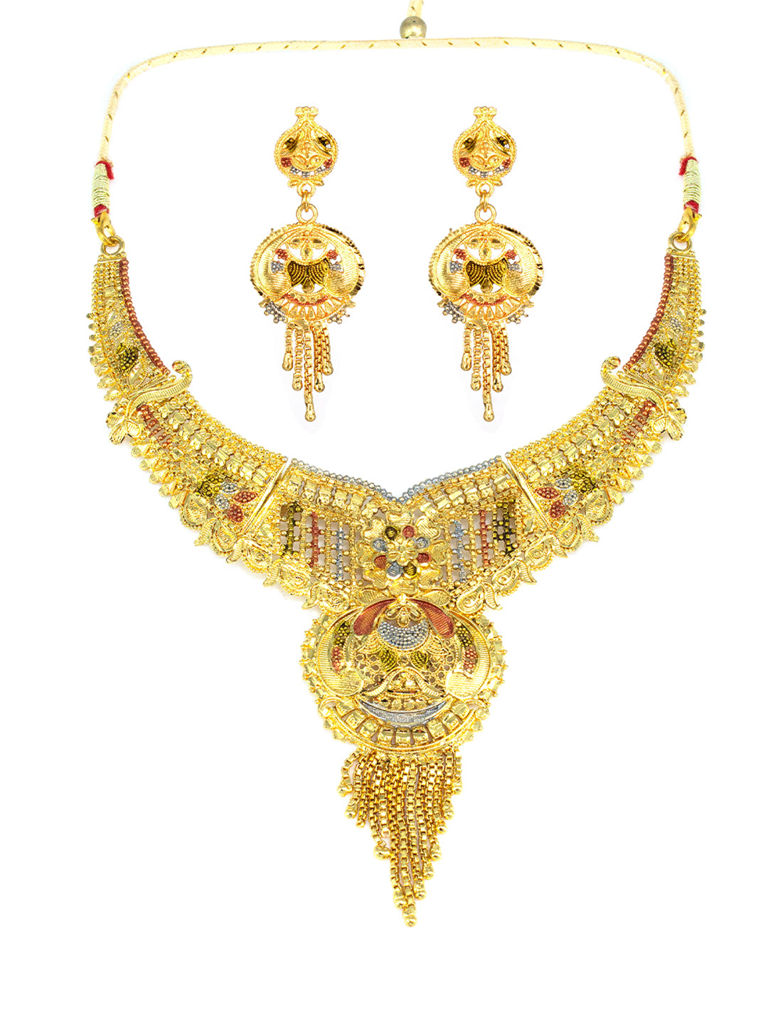 Gold-Plated Jewellery Set For Women