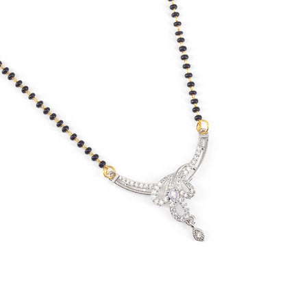 Silver Plated AD Mangalsutra for Women