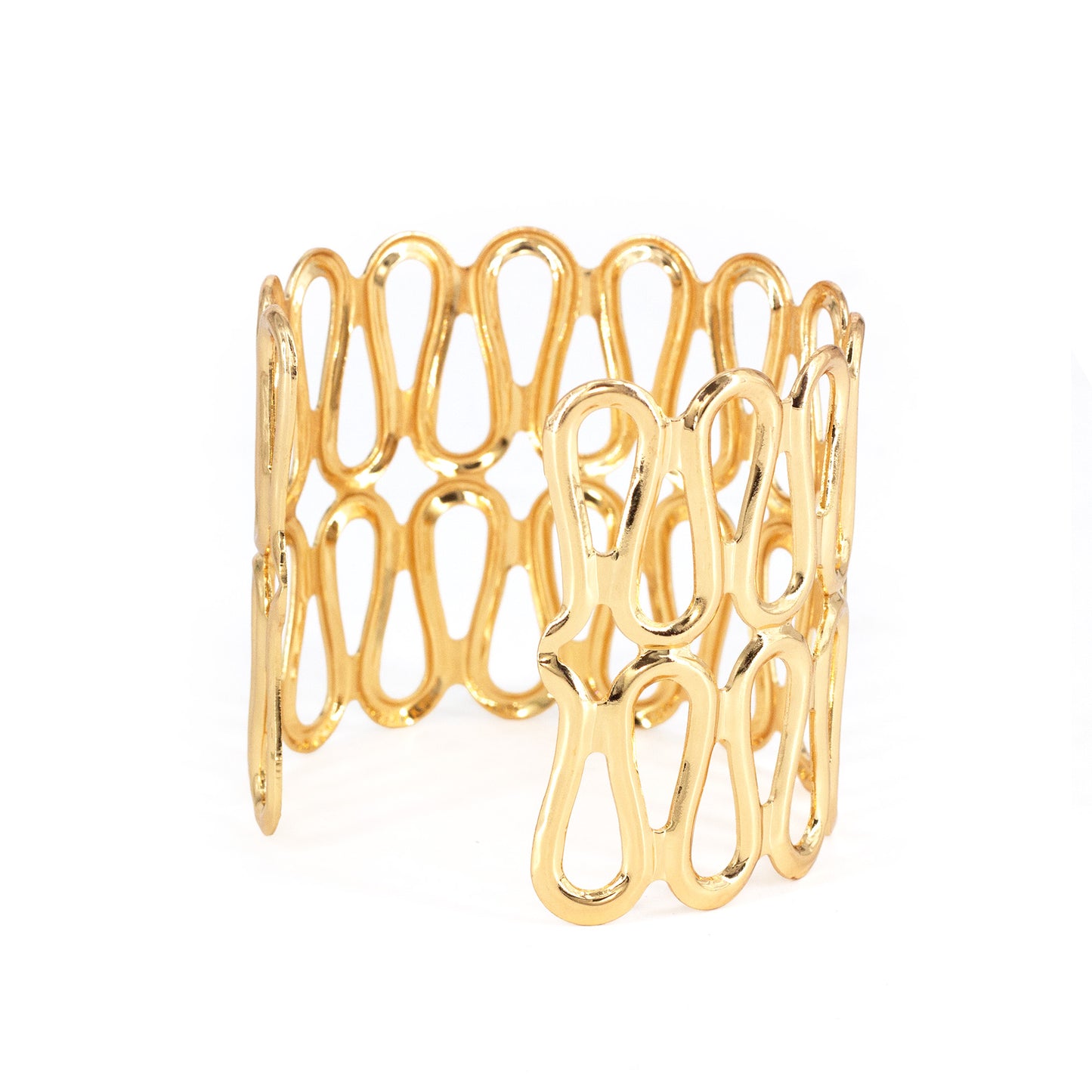 Gold Plated Designer Cuff Bracelet for Women