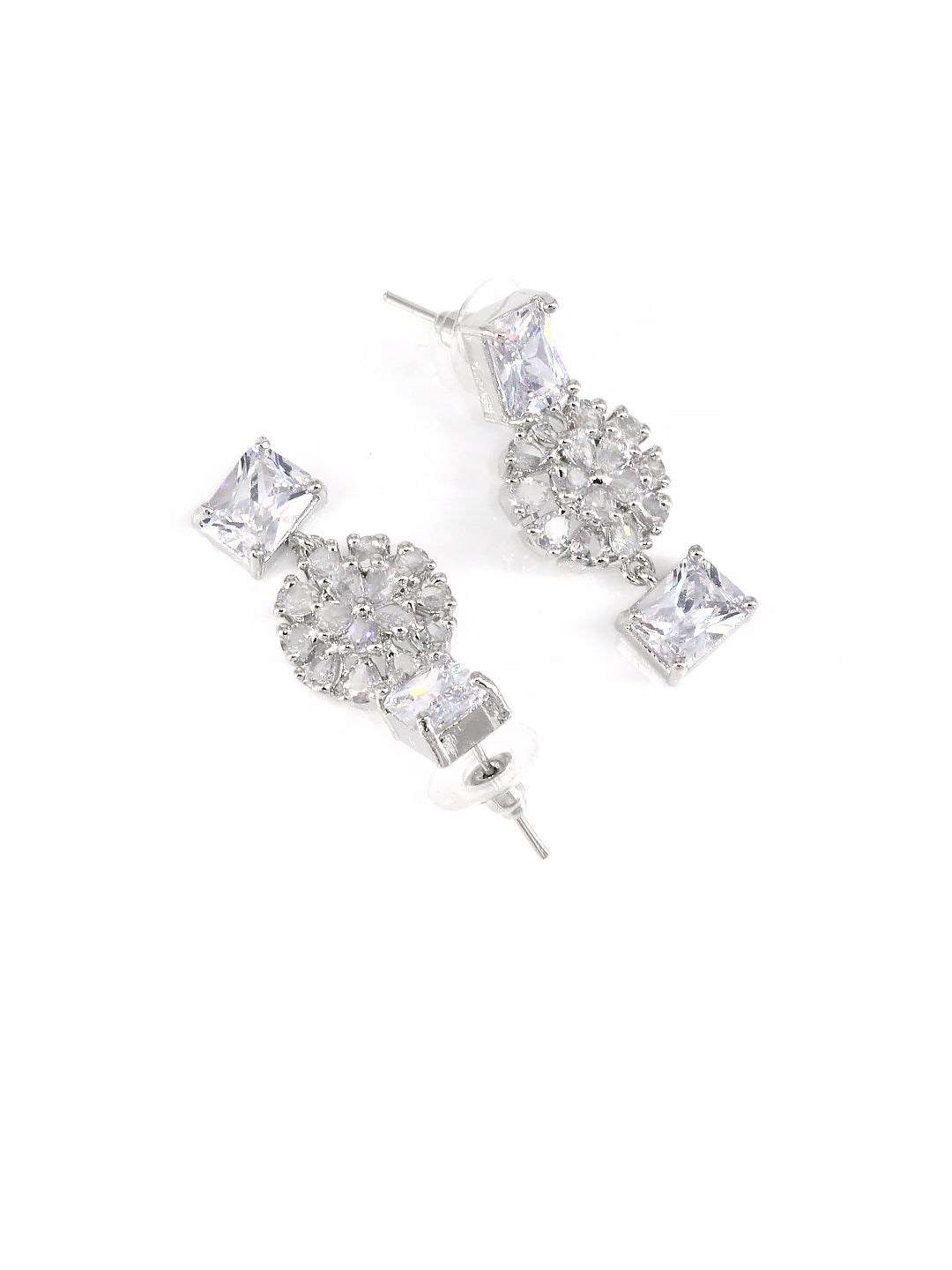 American Diamond Engagement  Floral Designer Jewellery Set