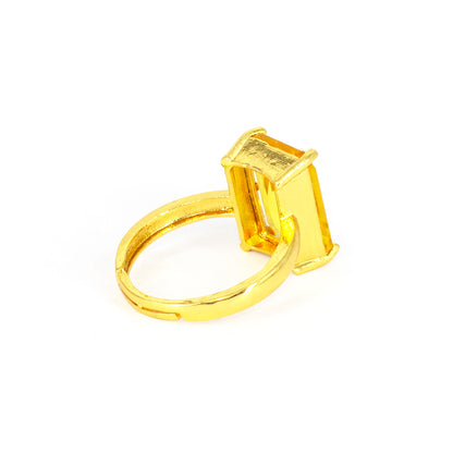 Gold Plated AD Finger Ring for Women