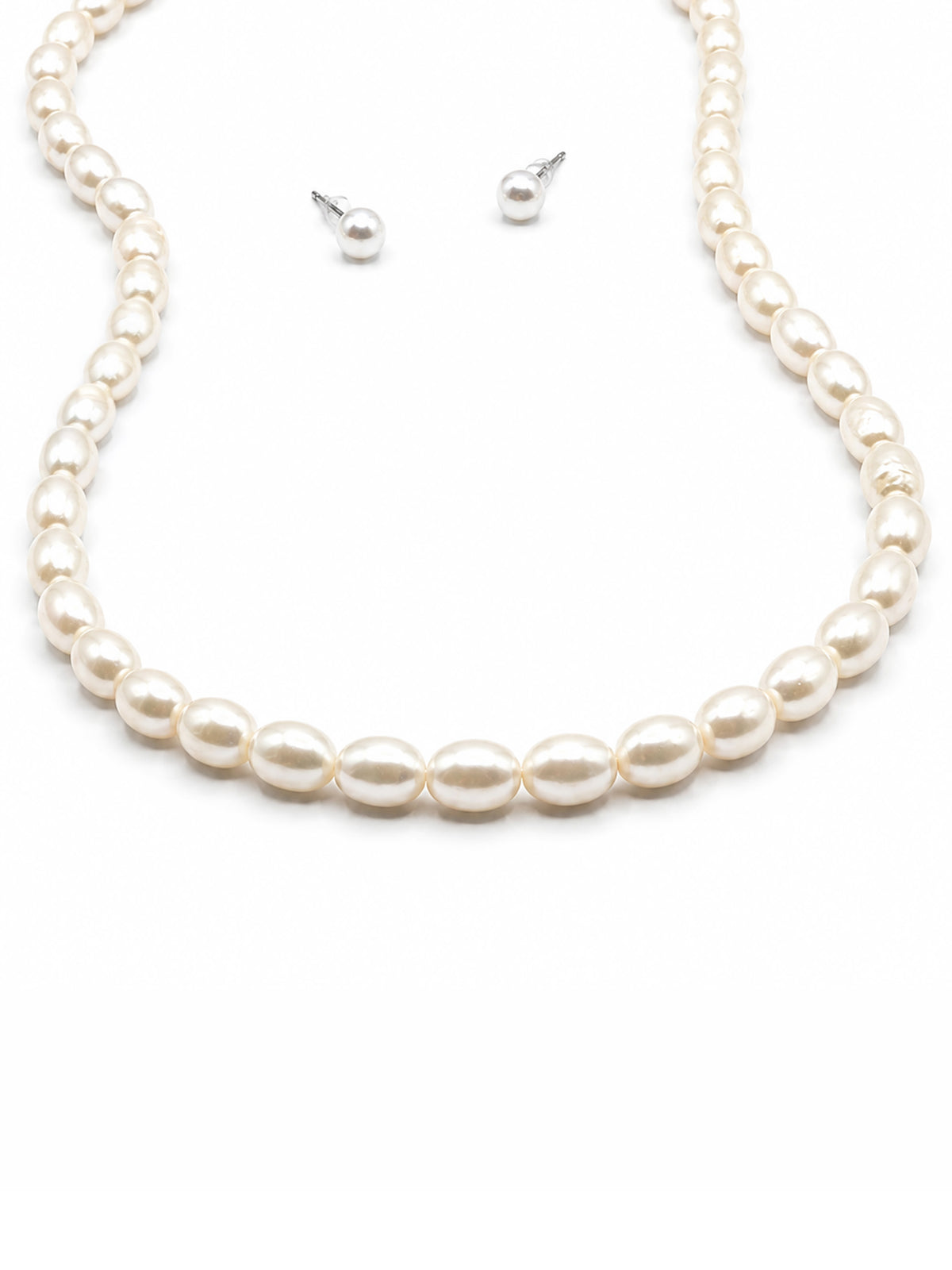 White Pearl Jewellery Set for Girls