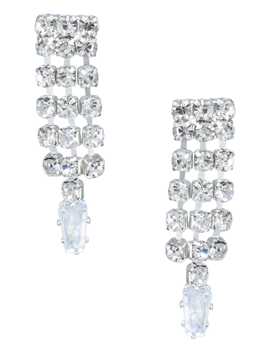 Floral CZ Jewellery Set