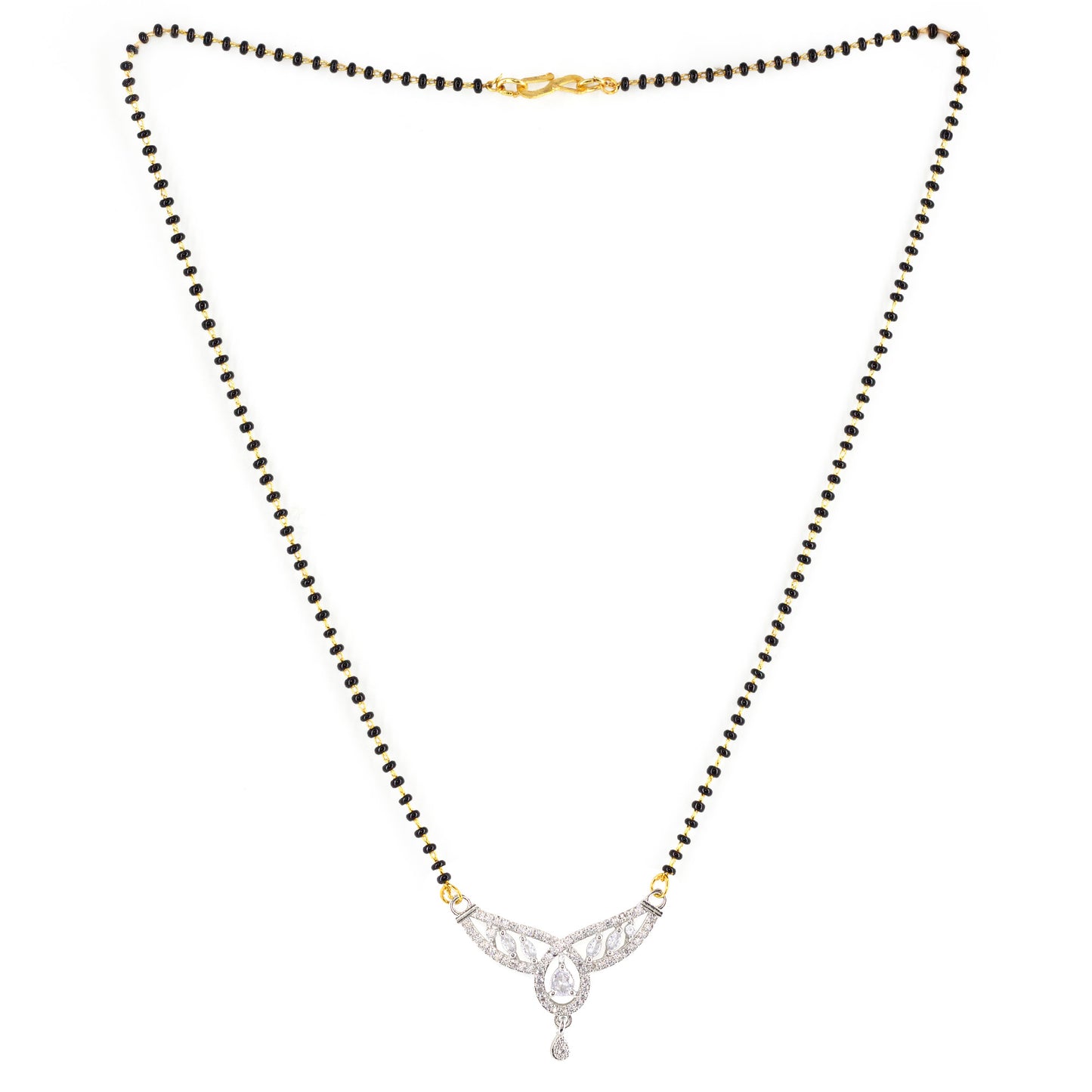 Silver Plated AD Mangalsutra for Women