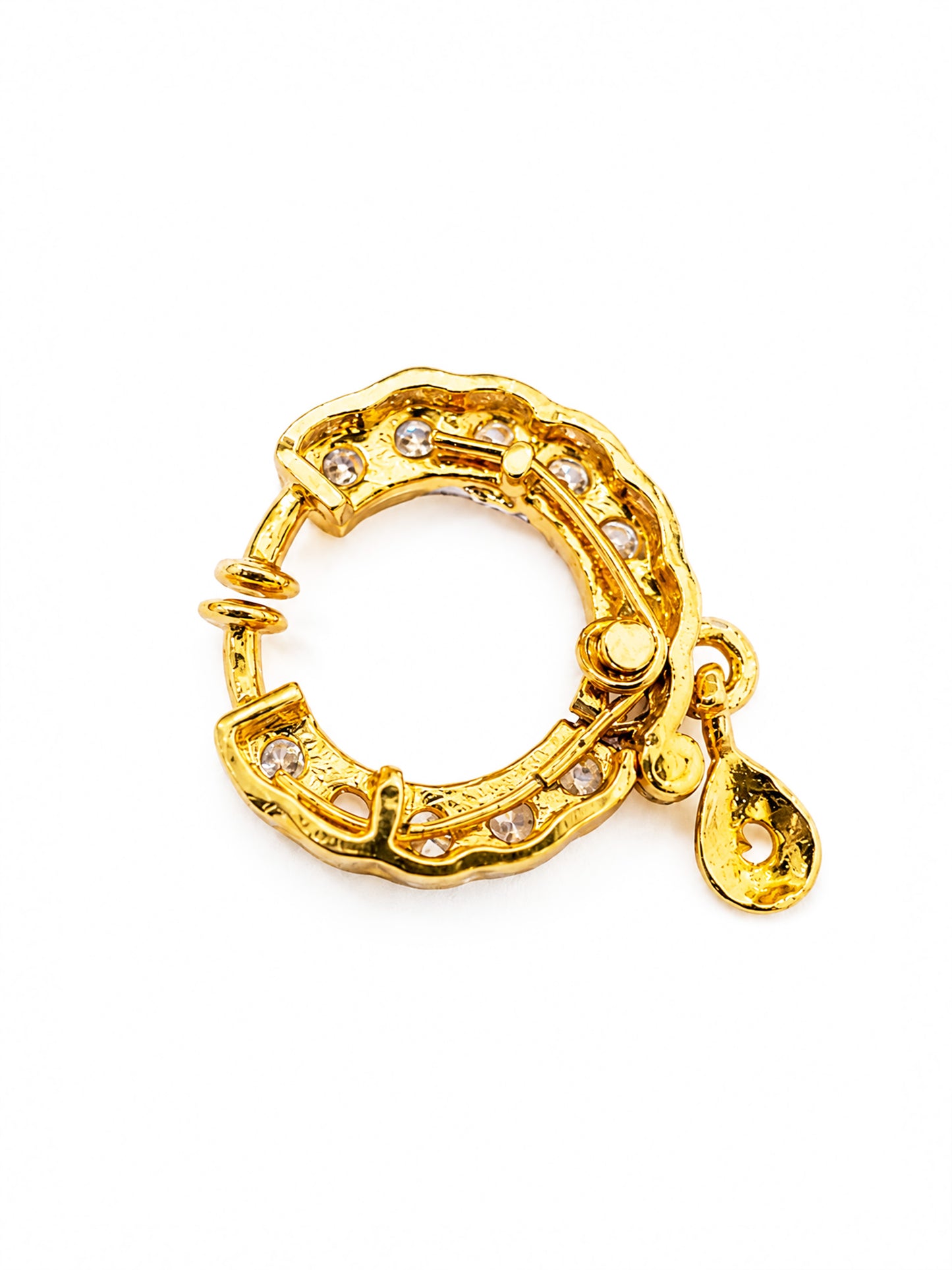 Gold Plated AD Small Nosering for Women