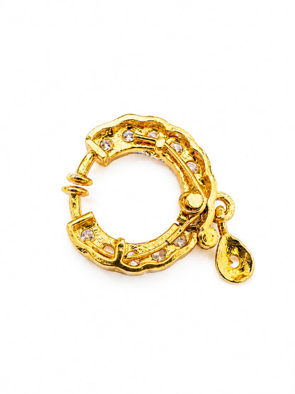 Gold Plated AD Small Nosering for Women